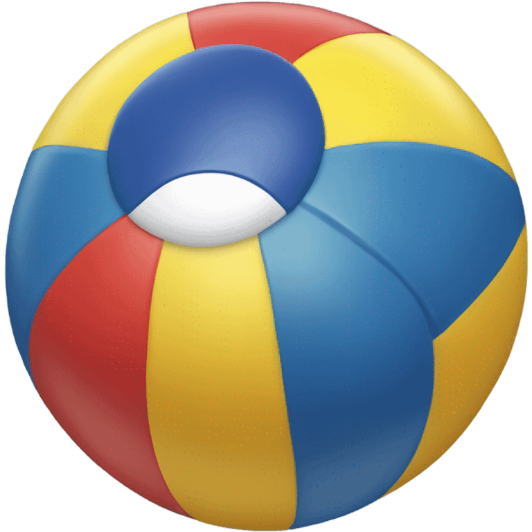 Buttery beach ball  emoji