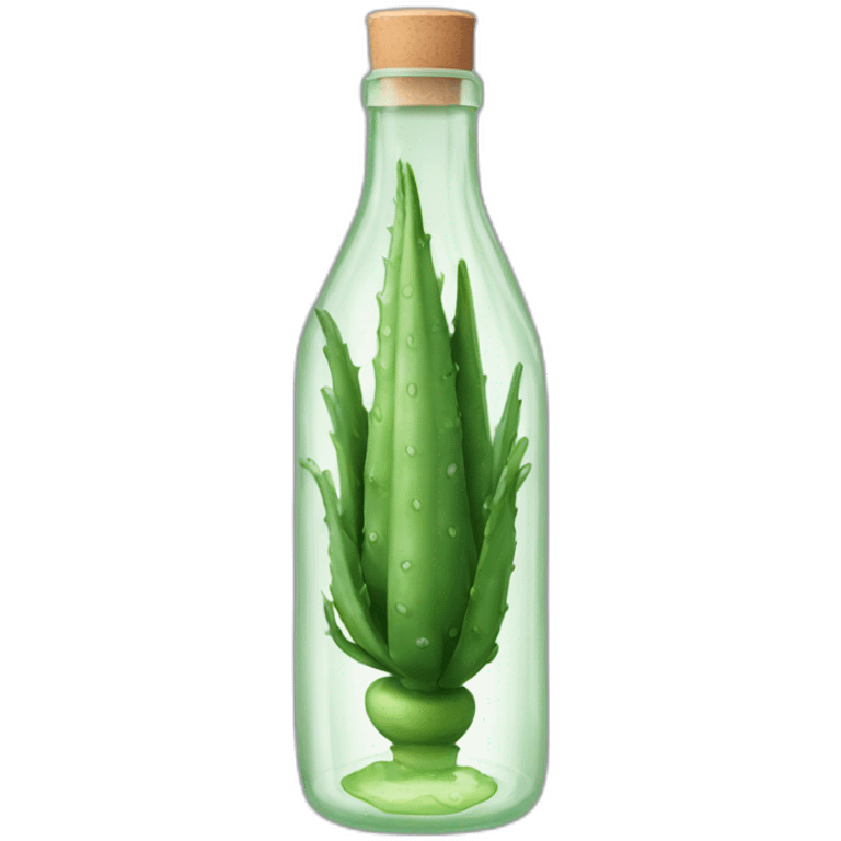 Aloe vera im the bottle emoji