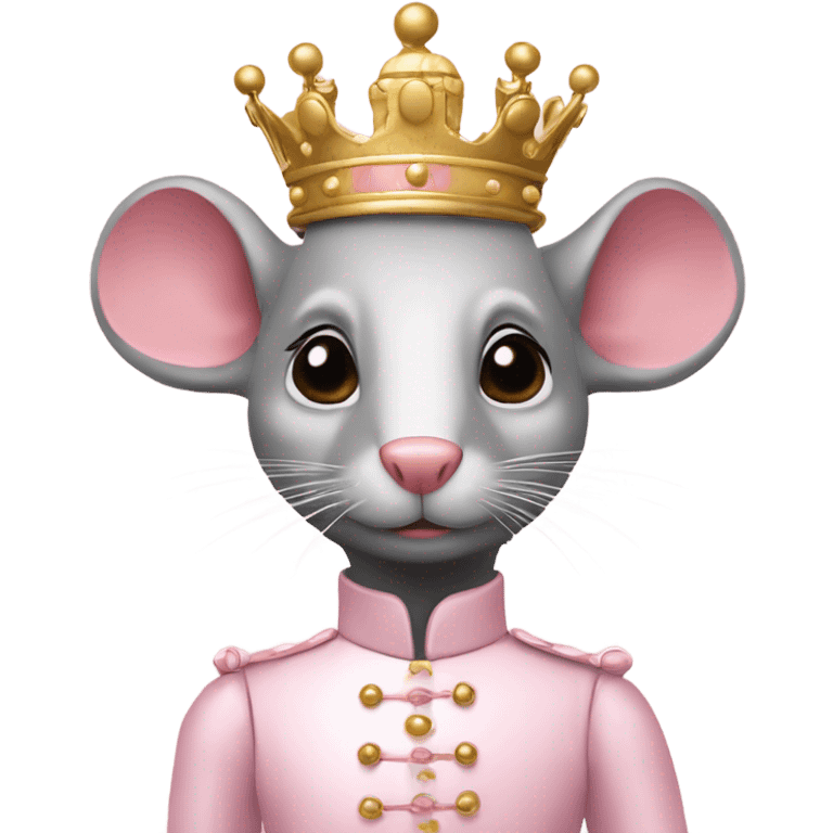 Nutcracker rat queen soft pink emoji