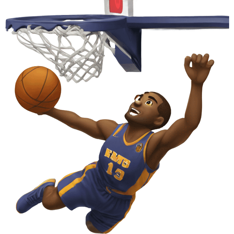 posterizing dunk emoji