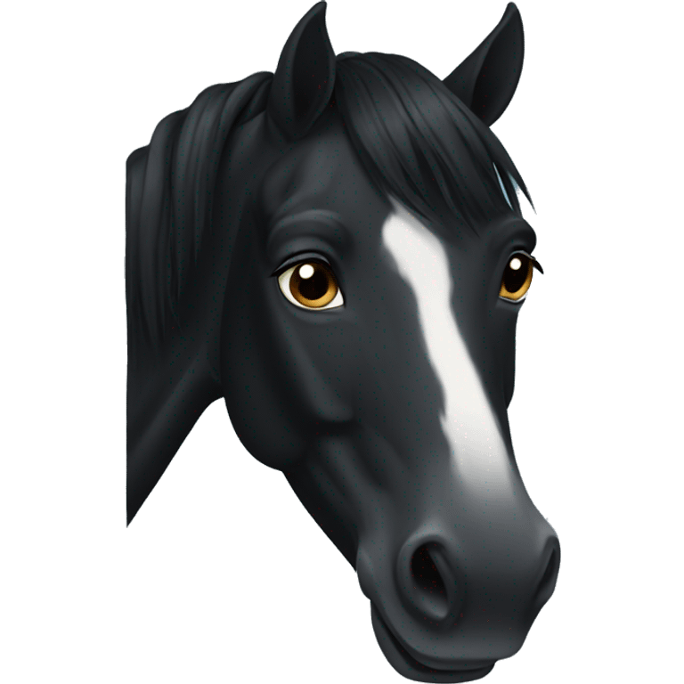 black horse emoji