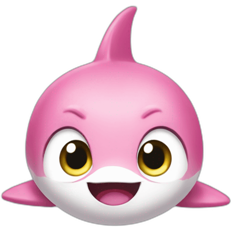 Baby shark star eyes emoji