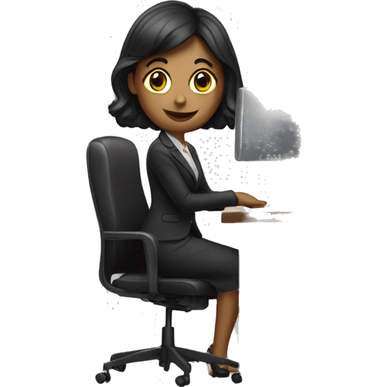 secretary at a desk emoji