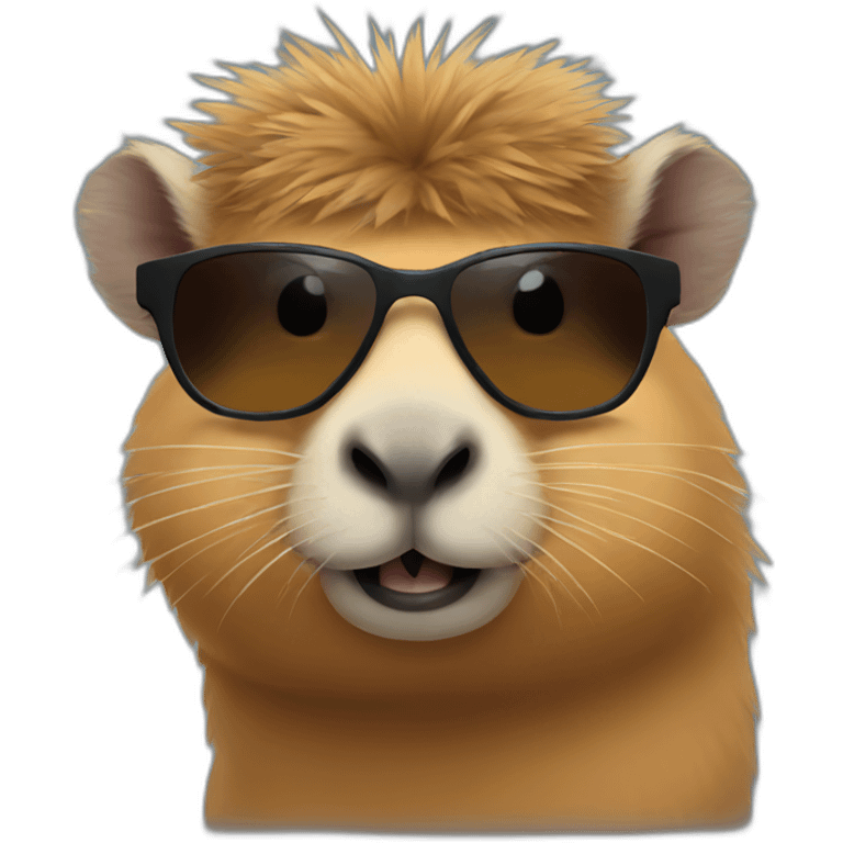 capybara with shades emoji