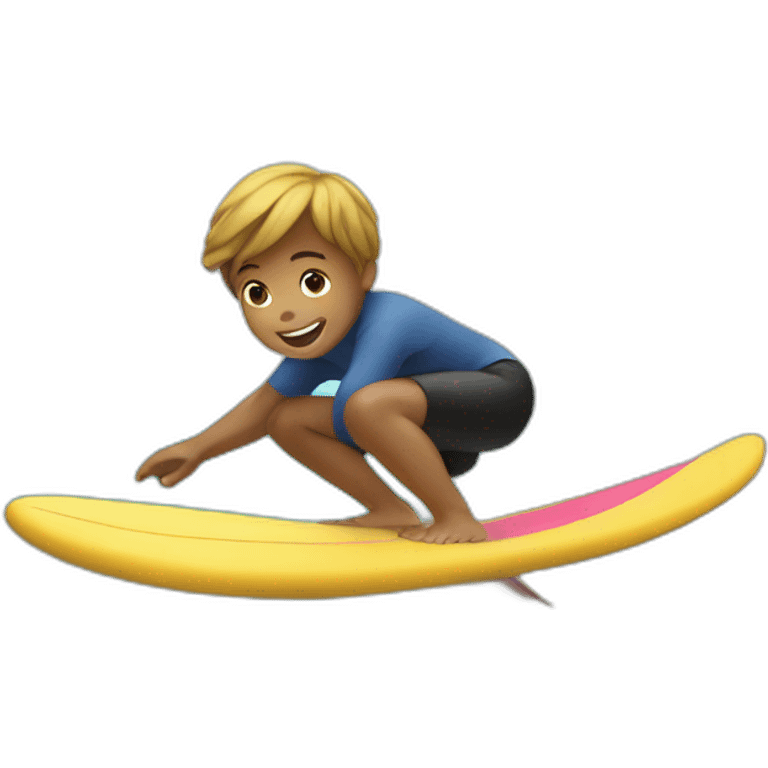 kid surfing emoji