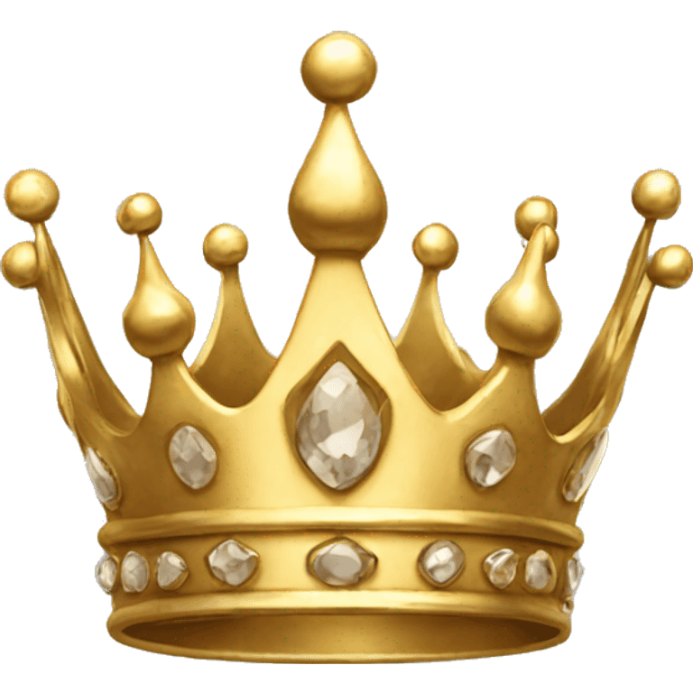 Crown gold emoji