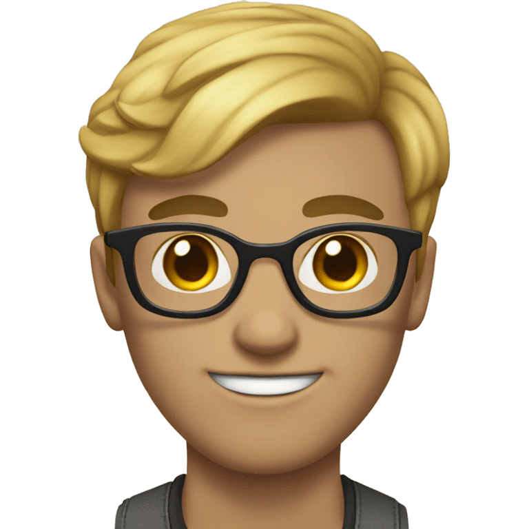 nerd with very homosexual appearance  emoji