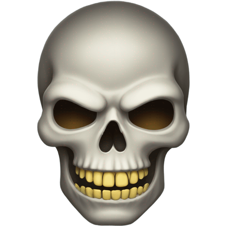 Scary skull head emoji