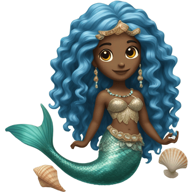 a greek mermaid  emoji