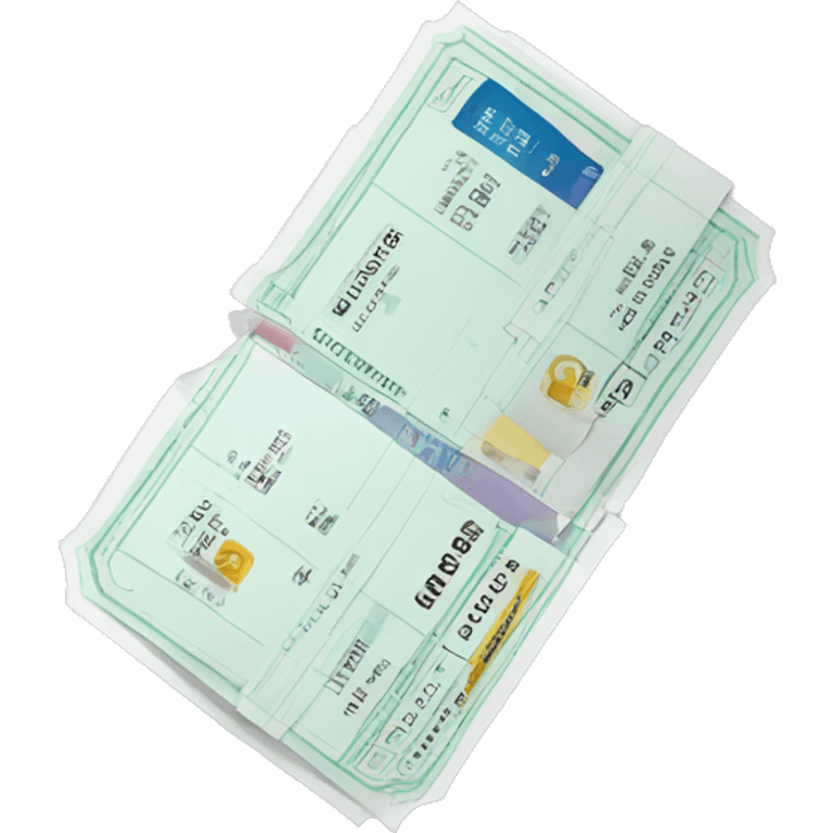 Tickets Visas Documents emoji