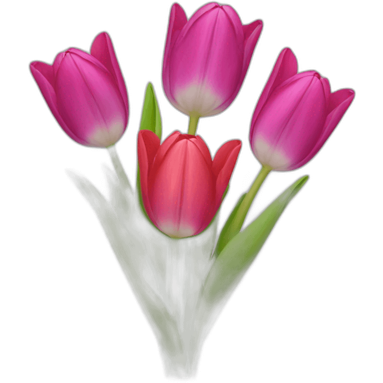 Tulip boquet emoji