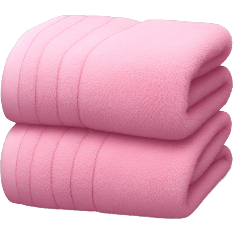 Pink fluffy towels emoji