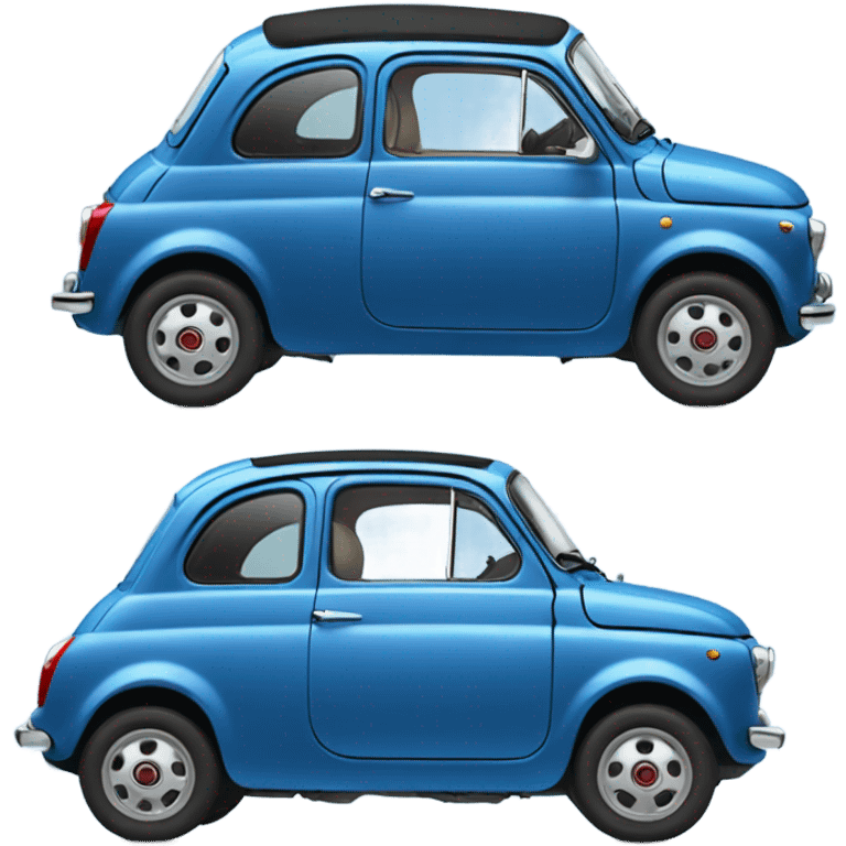 blue fiat 500 emoji