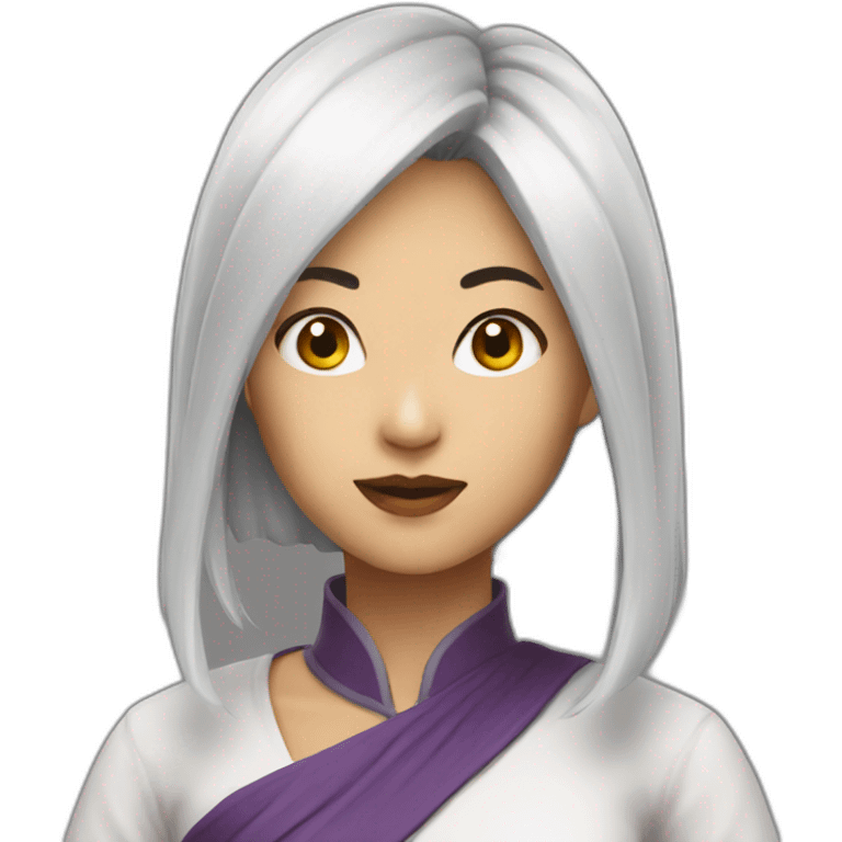 Asian women cosplay emoji