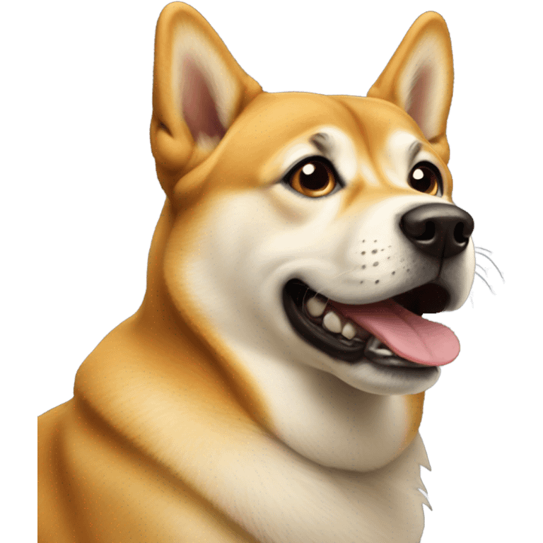 doge meme looking sideways emoji