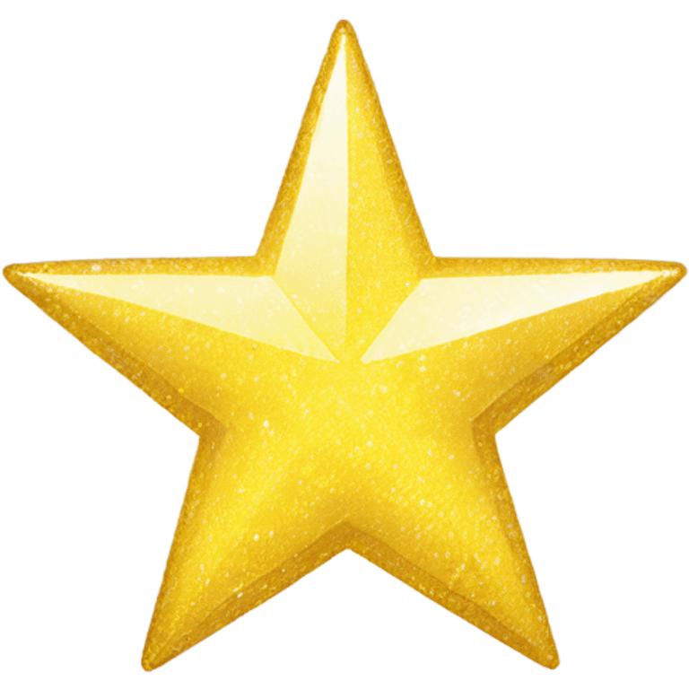 Yellow sparkle similar to a star but thinner emoji