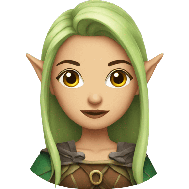 half elf woman  emoji