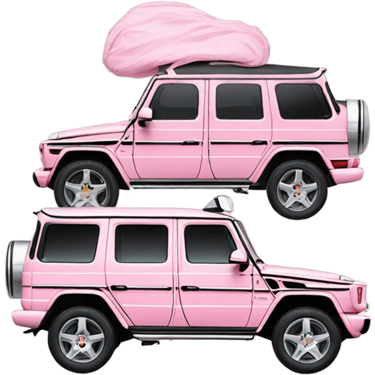 Pastel pink g wagon emoji