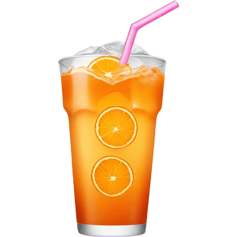 orange iced drink emoji