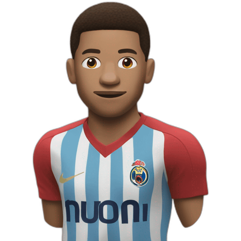 Mbappe qui frappe messi emoji