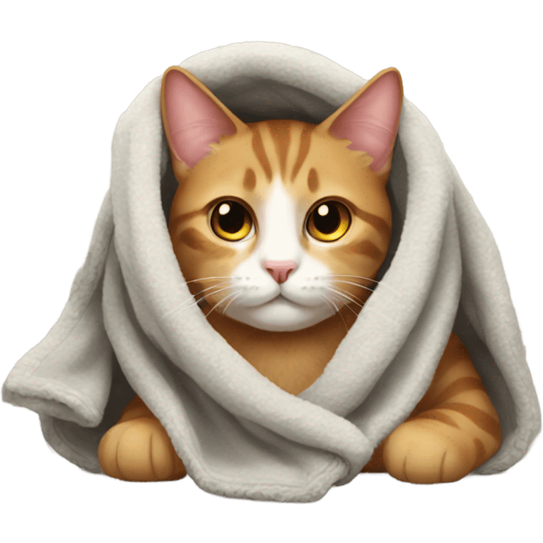 Blanket cat emoji