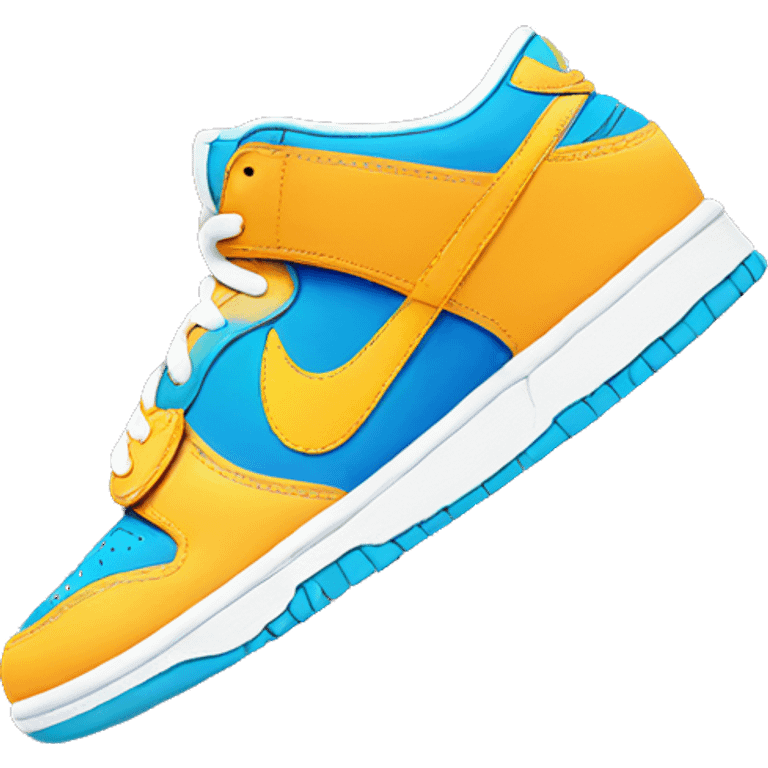 Nike while dunks  emoji