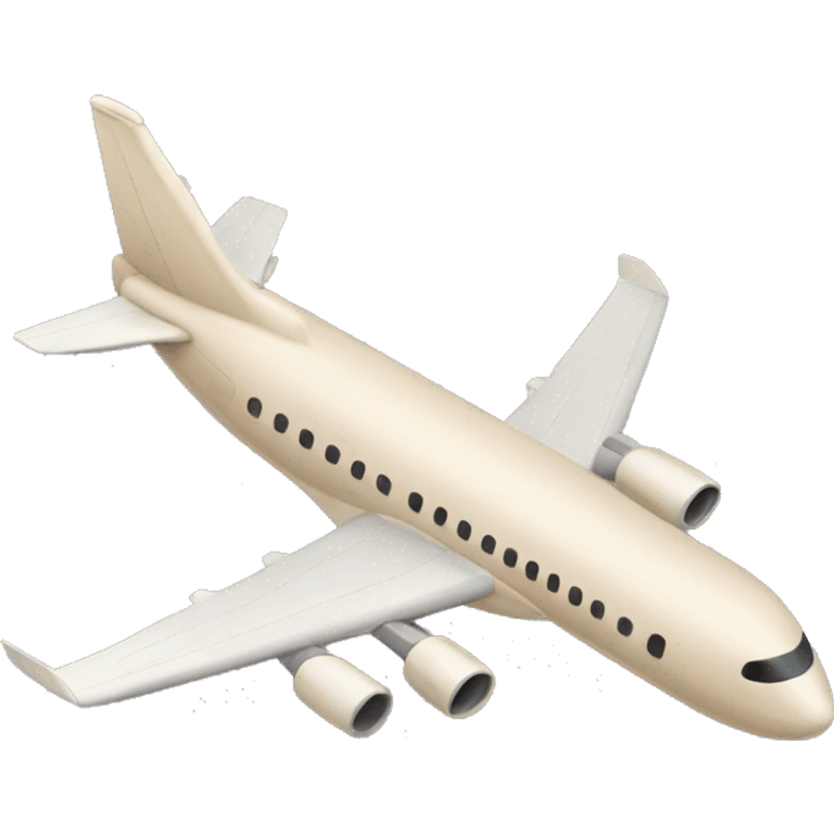 beige airplane emoji