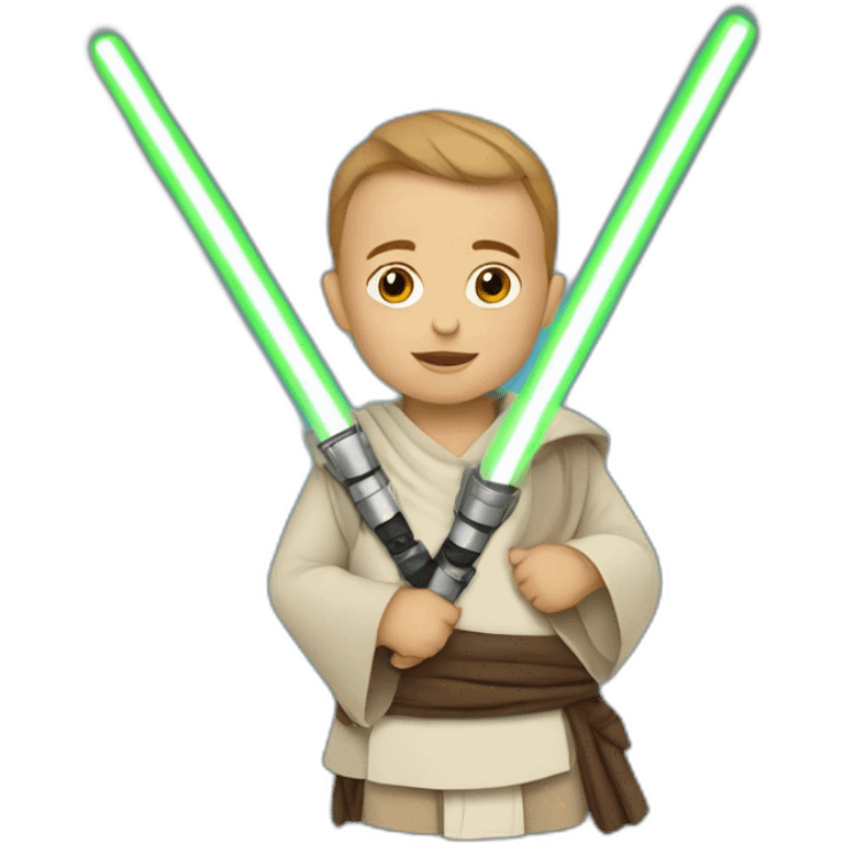 Jedi baby carrier emoji