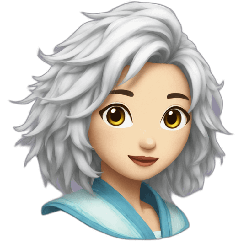 Yuna floofs emoji