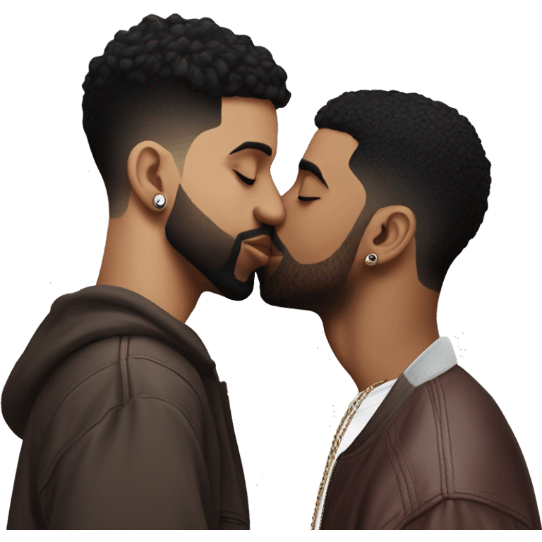 drake kissing 21 savage emoji