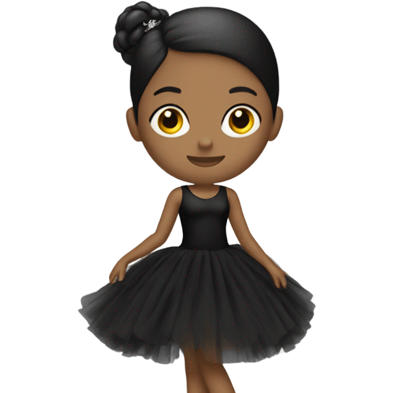 black Ballerina dress emoji