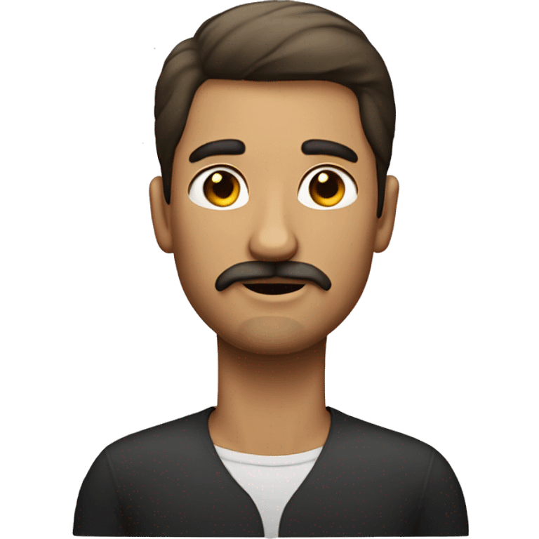 A man with short mustache  emoji