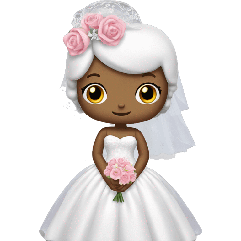 Hello kitty in wedding dress emoji