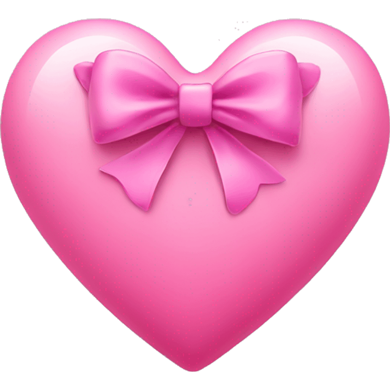 pink heart with bow emoji