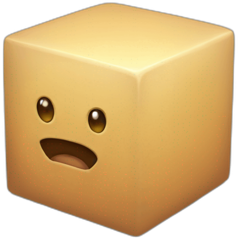 Cube emoji