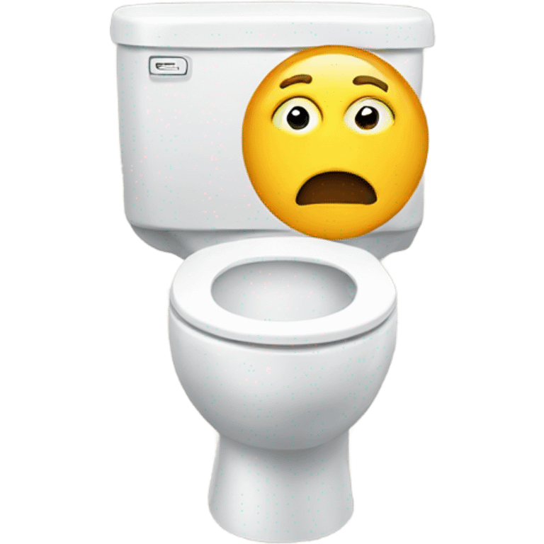 Man in a toilet emoji