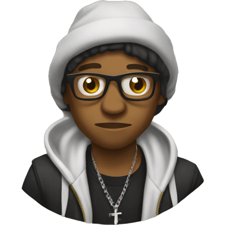 lupe fiasco as an emoji emoji