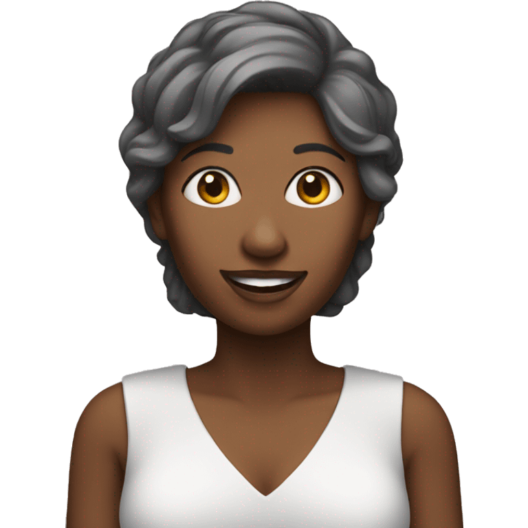 a woman welcoming emoji