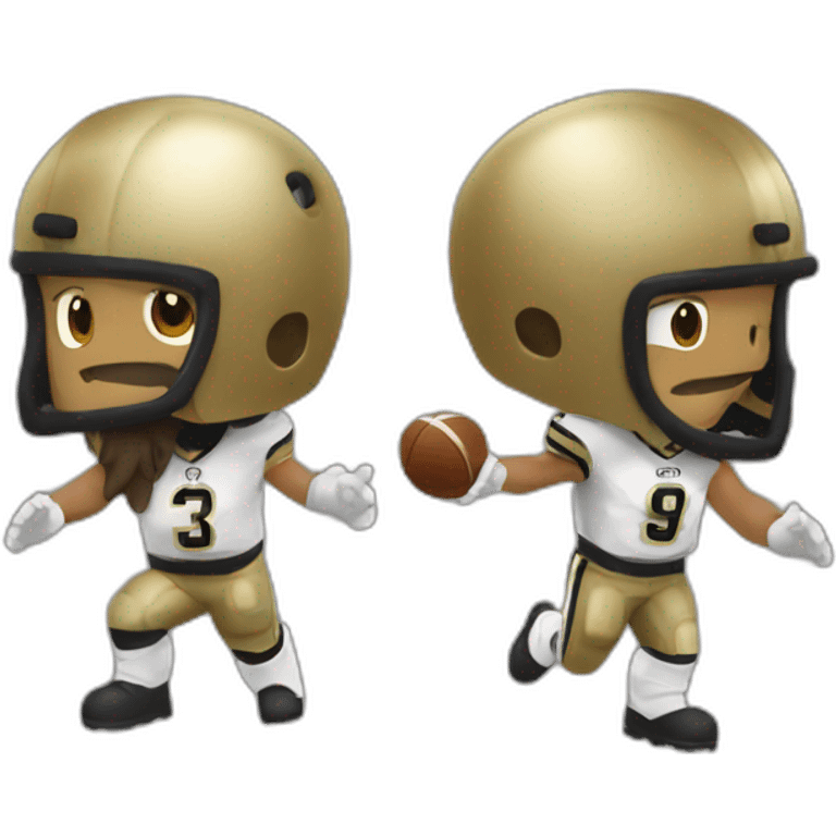 Saints standoff 2 emoji