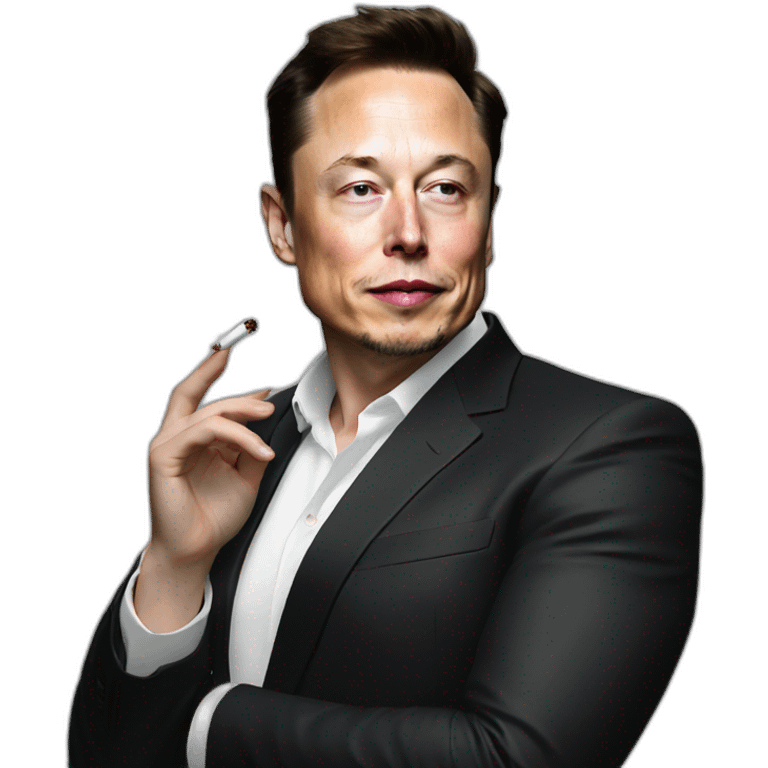 elon musk smoking emoji