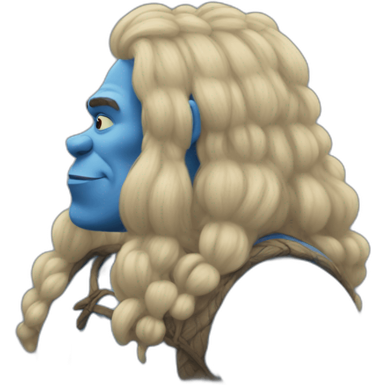 blue shrek emoji