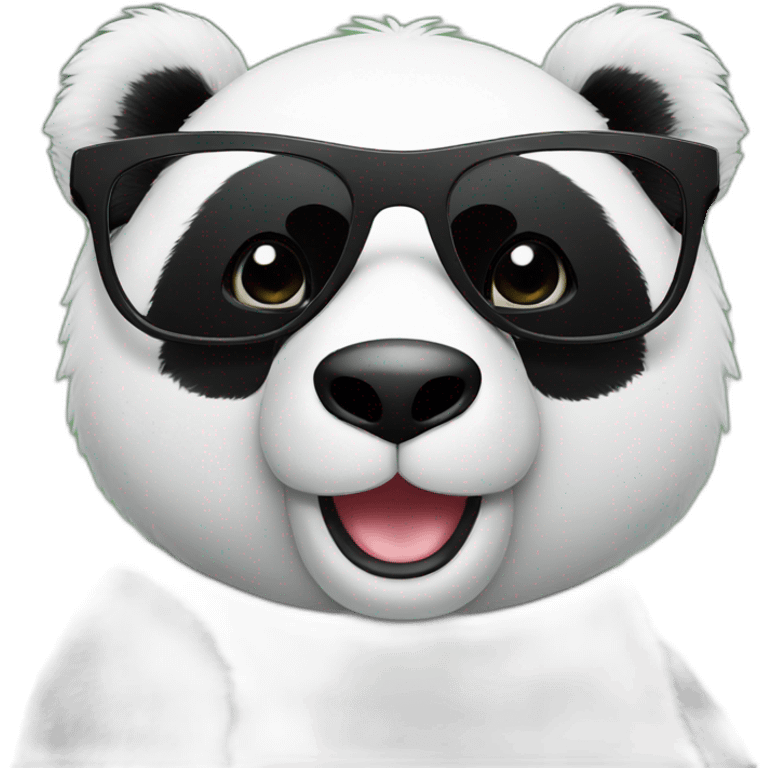 panda sunglasses emoji