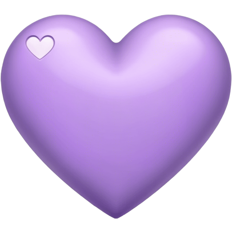 lavender heart emoji