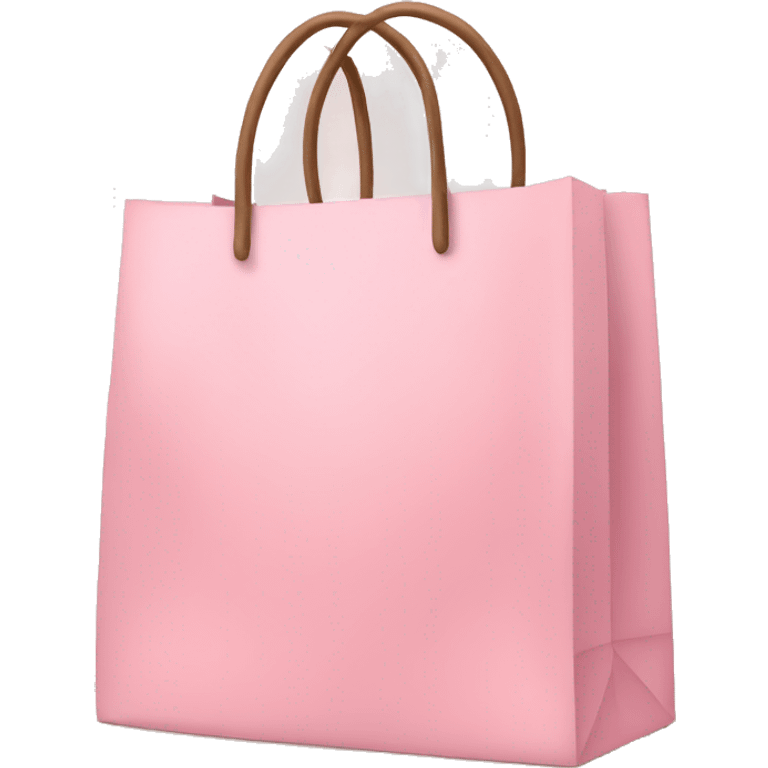 Light pink shopping bag  emoji