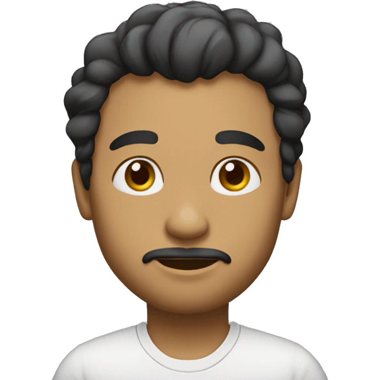 Um homem gargalhando emoji