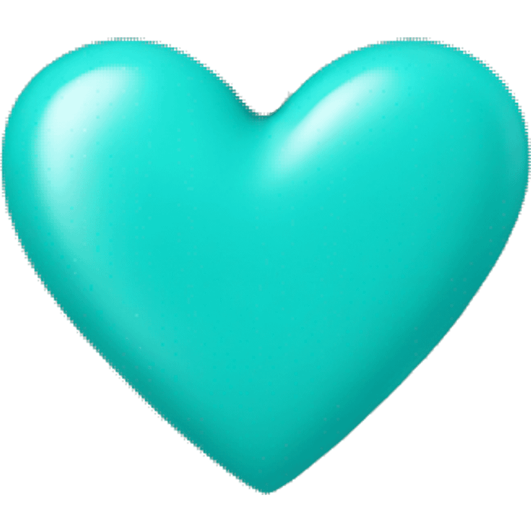 Turquoise heart ￼ emoji