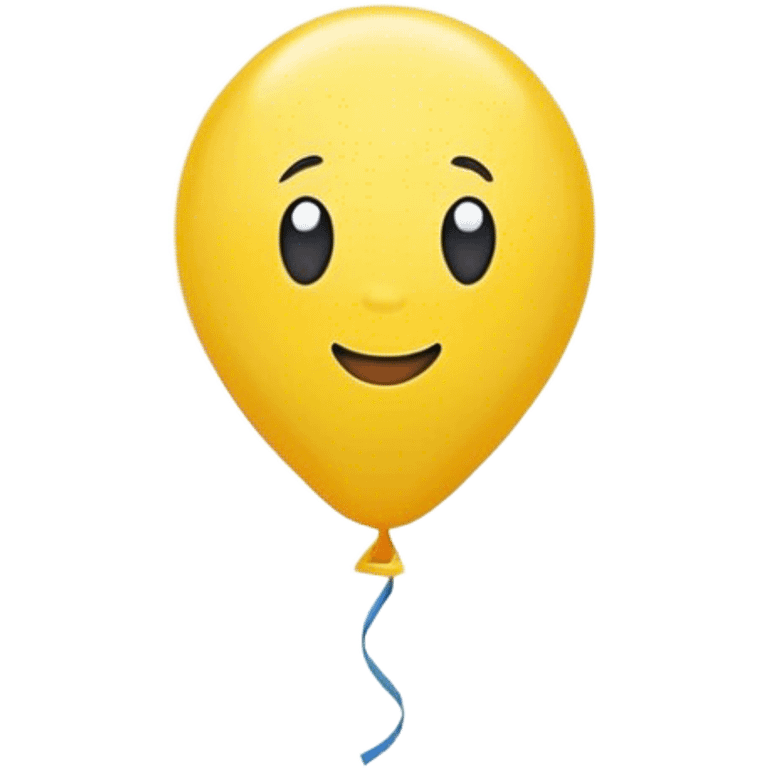 yellow balloon emoji