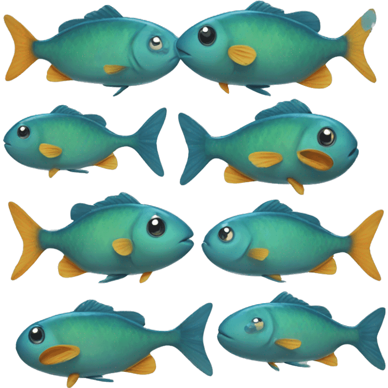 fish swim yar emoji