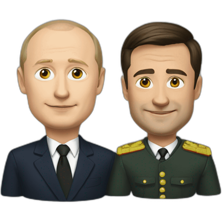 putin and zelensky emoji