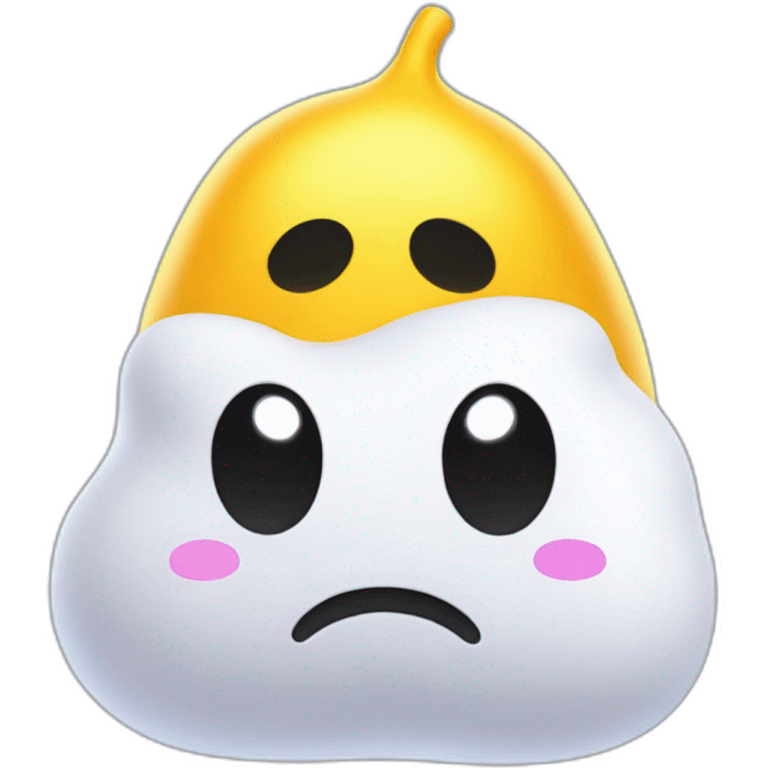 chill blob with airpods emoji